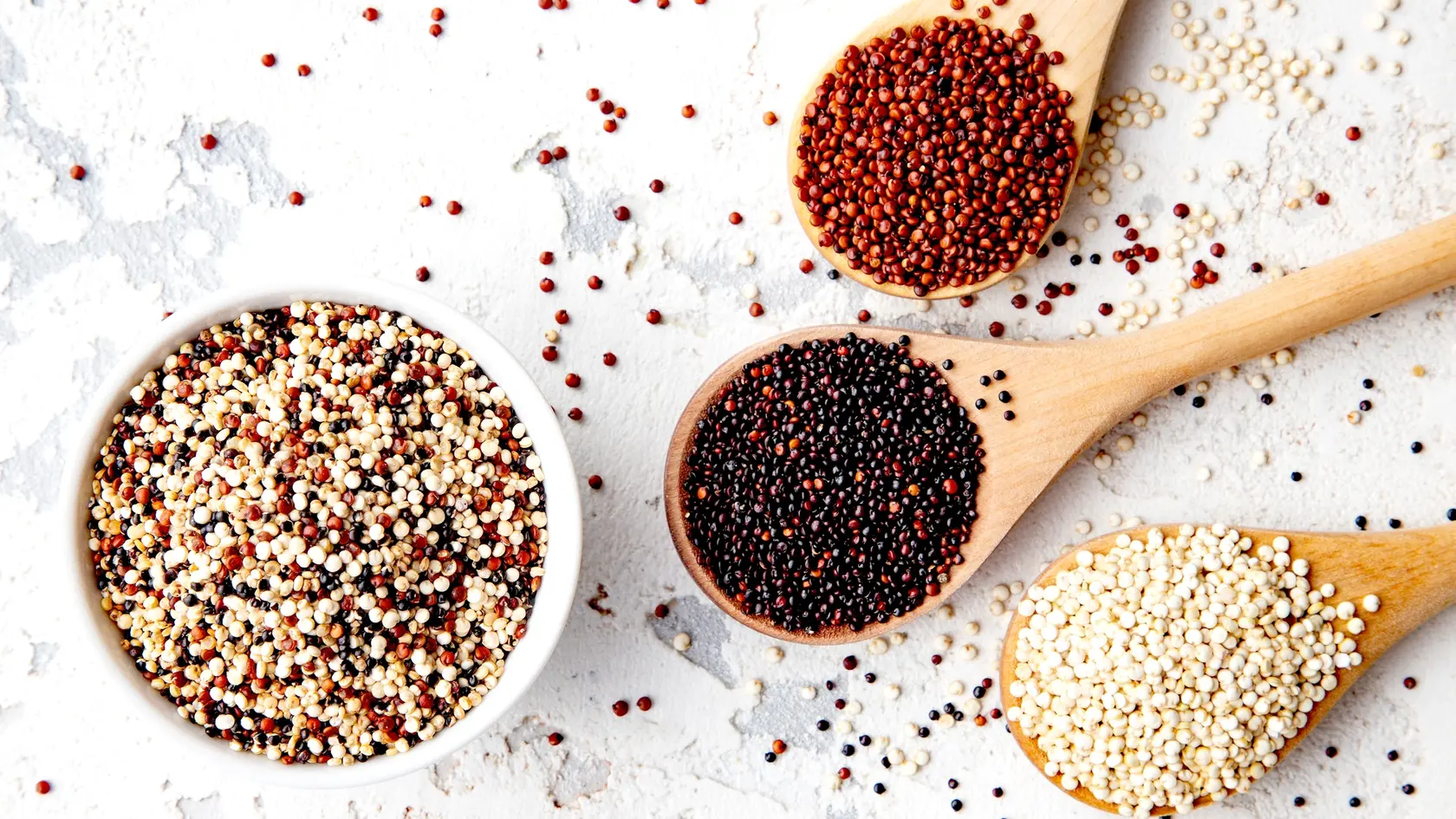 Quinoa obsahuje všetky esenciálne aminokyseliny, je skvelá pre vegetariánov a vegánov.