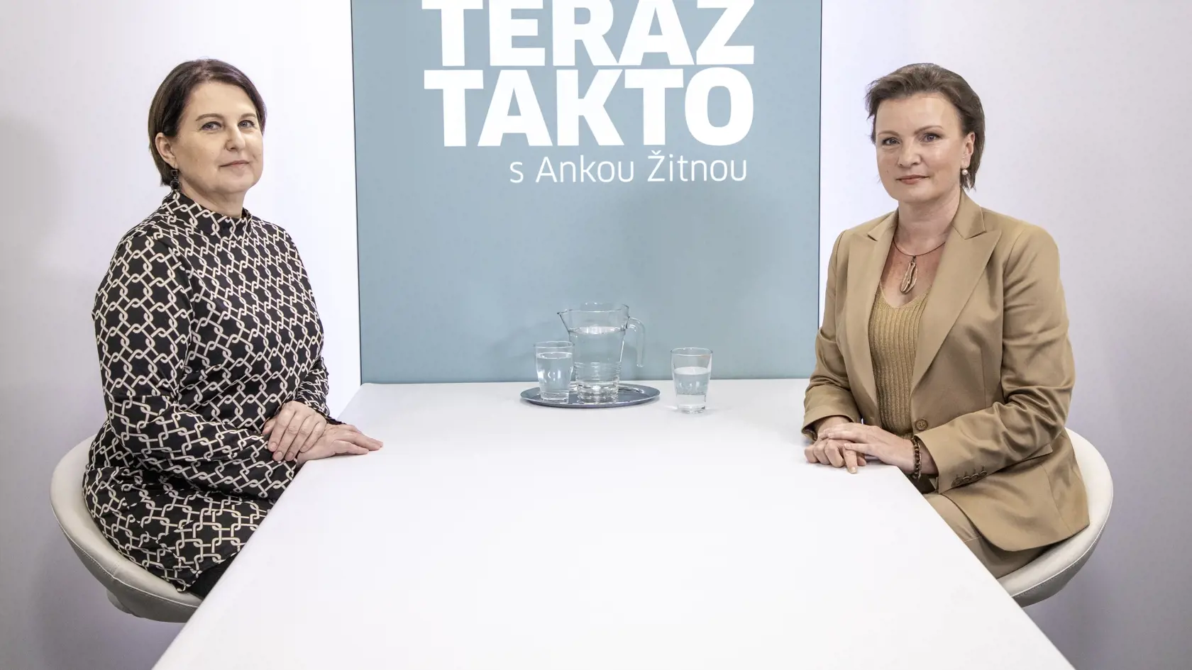 Diskusná relácia "Teraz Takto s Ankou Žitnou", ktorej hosťom bola predsedníčka Súdnej rady Marcela Kosová.