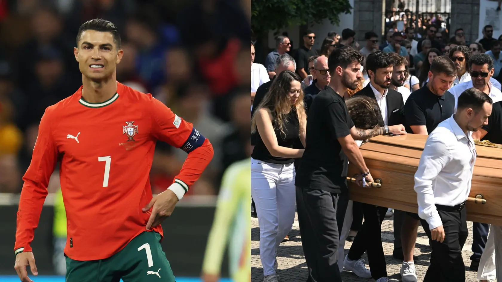 Cristiano Ronaldo na pohreb reprezentačného spoluhráča Dioga Jotu neprišiel