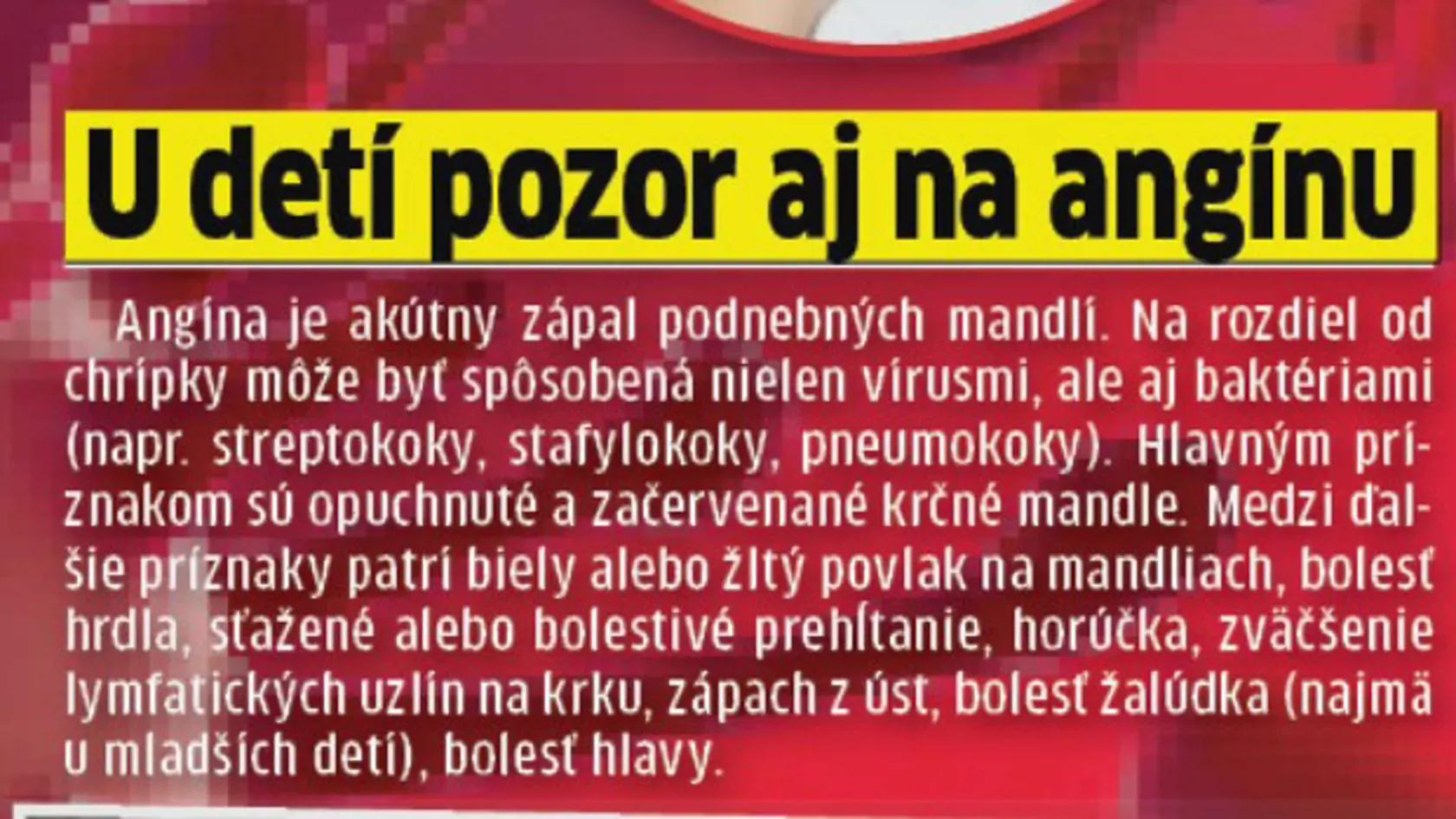 U detí pozor na chrípku.