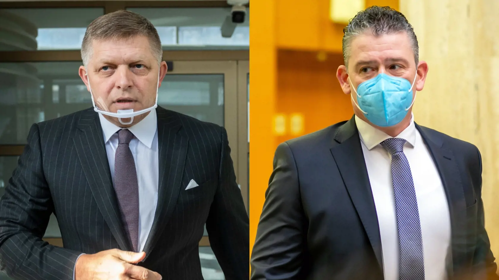 Robert Fico a Roman Mikulec.