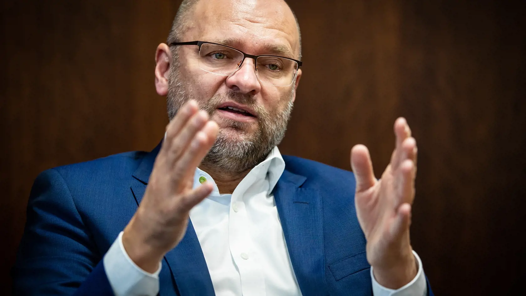 Richard Sulík pri rozhovore v Bratislave.