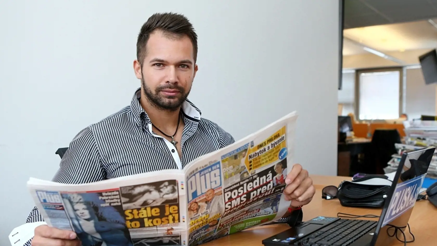 Diego v redakcii Pluska.sk