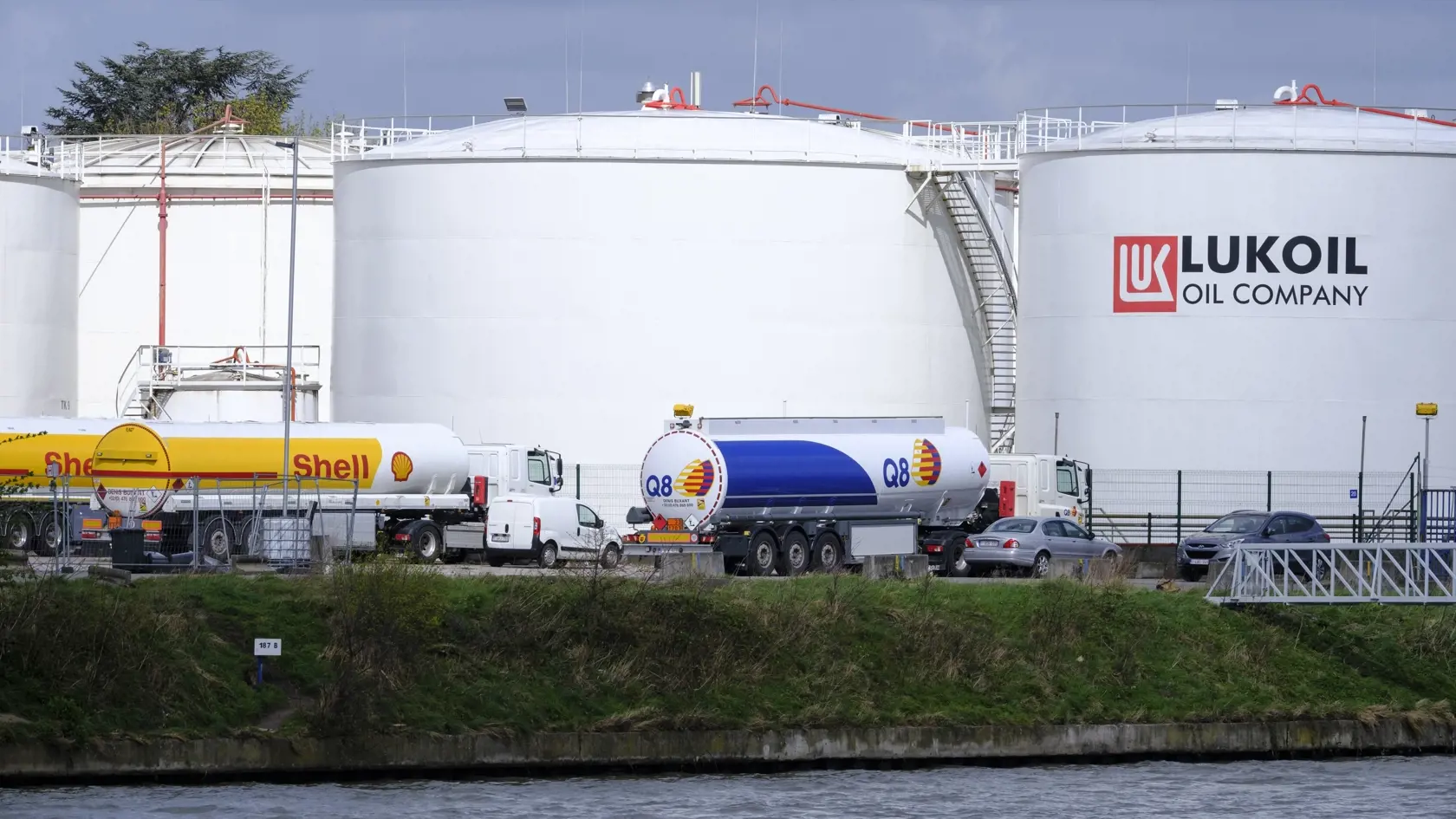 Lukoil Fuel Storage Tanks In Brussels