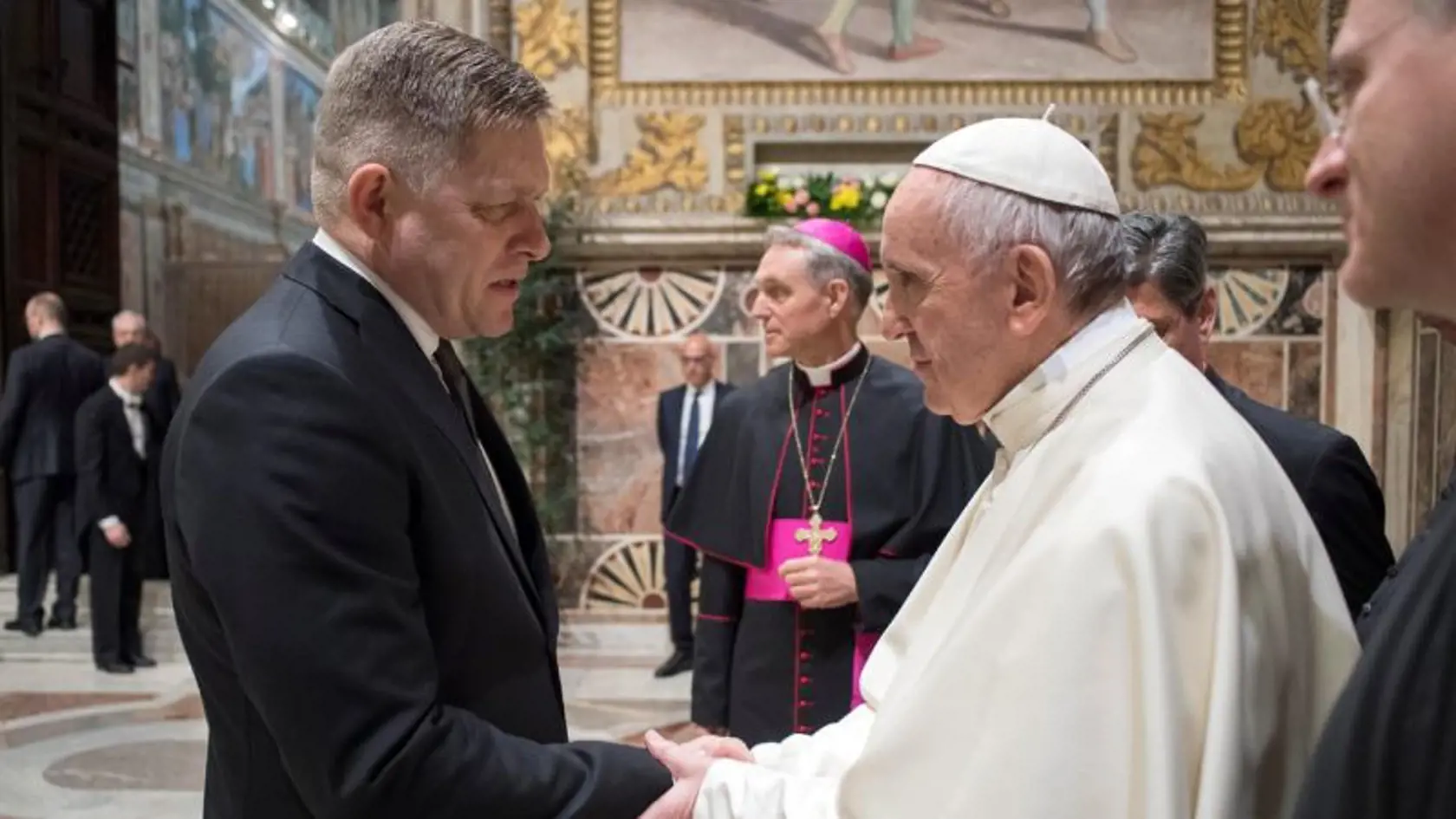 Expremiér Robert Fico zavítal do Ríma v marci 2017. Pápež František sa vo Vatikáne stretol s európskou politickou elitou pri príležitosti 60. výročia podpísania Rímskych zmlúv.