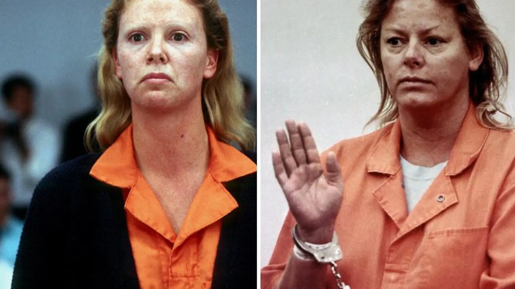 Charlize Theron ako Aileen Wuornos v Monster, 2003