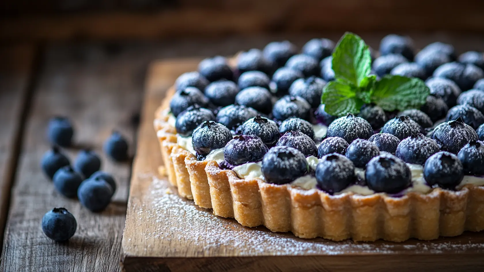 Jemný čučoriedkový tart s krémovým mascarpone na chrumkavom korpuse – ideálna letná dobrota, ktorá poteší oči aj chuťové bunky. Dokonalé spojenie ovocia, smotanového krému a krehkého základu.