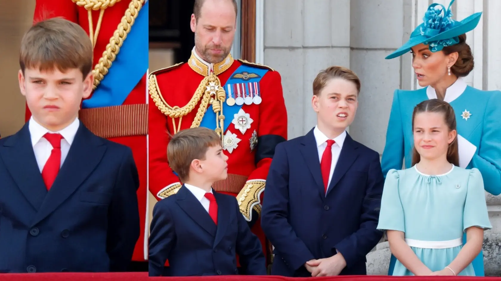 Princ Louis spôsobil na balkóne rozruch.