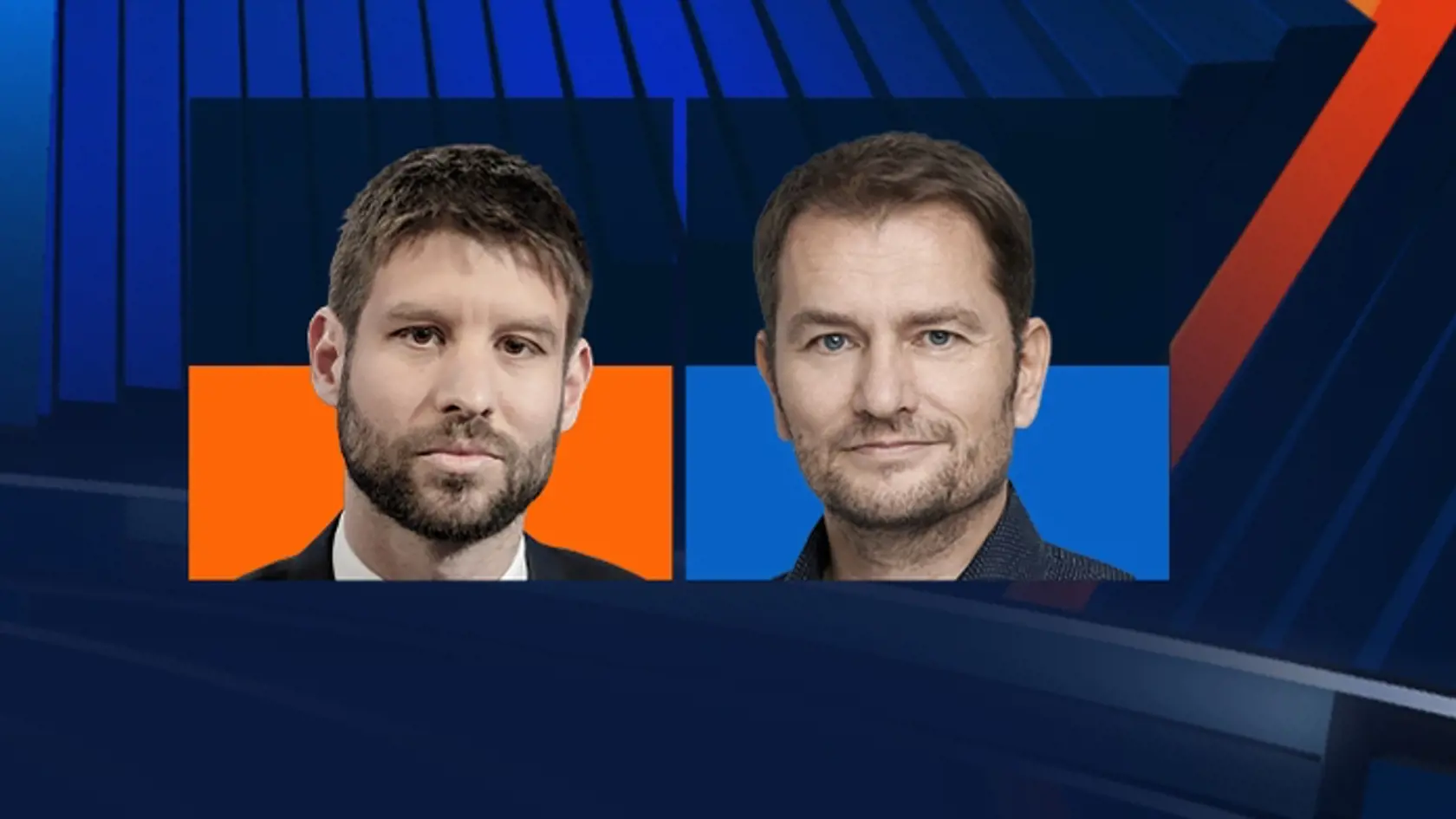 Michal Šimečka (PS) a Igor Matovič (OĽANO). Ich pohľady sa líšia nie len na pomoc rodinám, ale aj na otázku práv sexuálnych menšín.