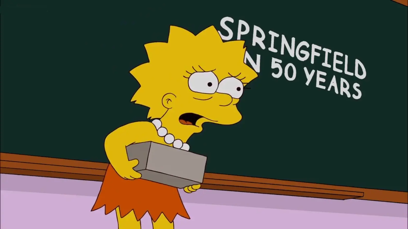 Švédska ekoaktivistka podľa mnohých výrazne pripomína Lisu Simpsonovú.