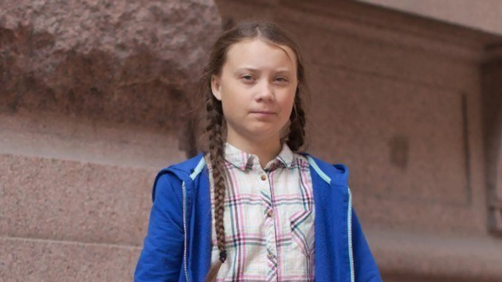 Mladá švédska enviromentálna aktivistka Greta Thunberg (16).