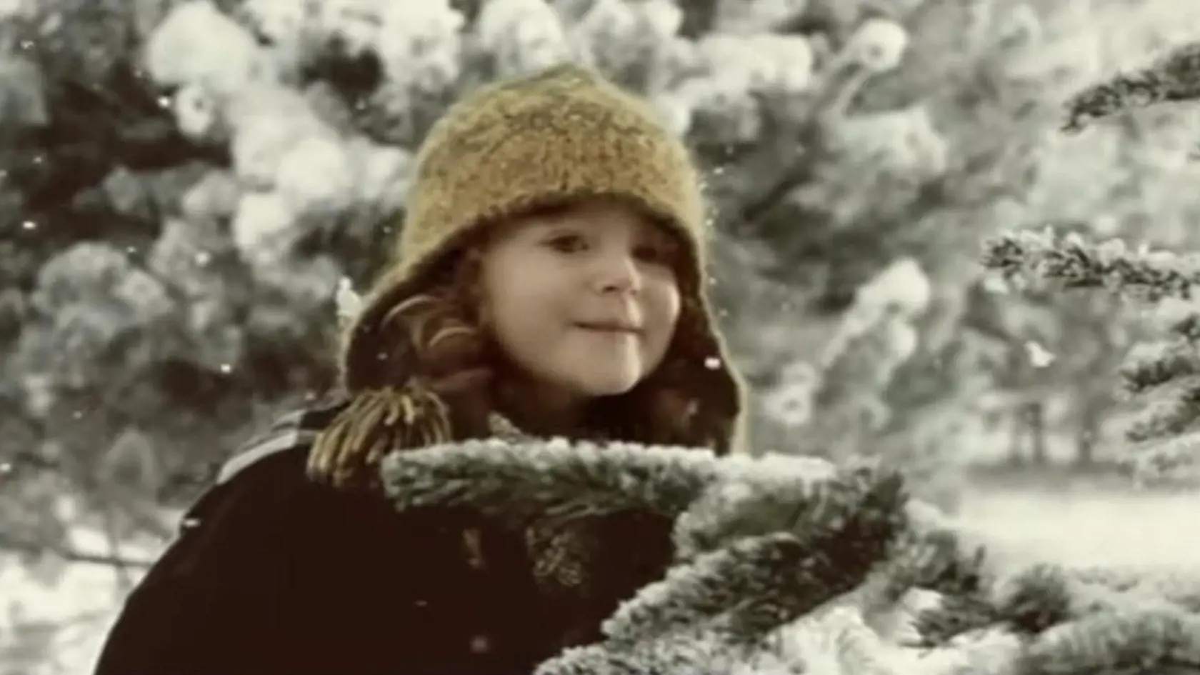 V čase nakrúcania reklamy mala Sandra len 3 roky.