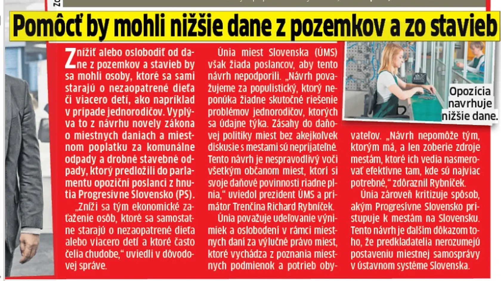 Budú nižšie dane?