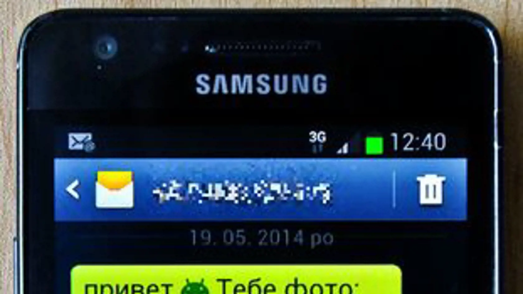 Táto SMS správa v sebe nesie vírus.
