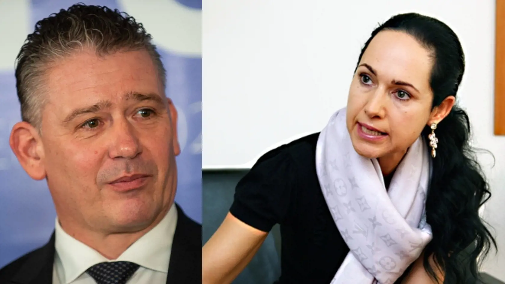 Roman Mikulec, Lucia Kurilovská. Snahou ministra bolo, aby dosiahol odvolanie Kurilovskej. Napokon sa mu to podarilo.
