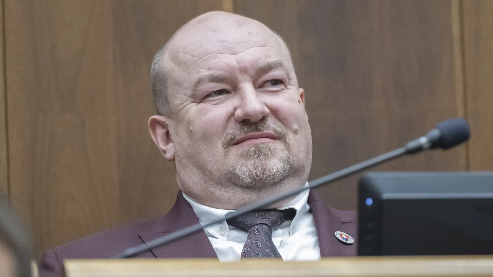Na snímke poslanec NR SR Rudolf Huliak (SNS).