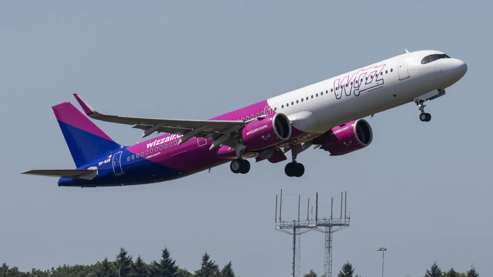 Lietadlo patrilo spoločnosti Wizz Air.