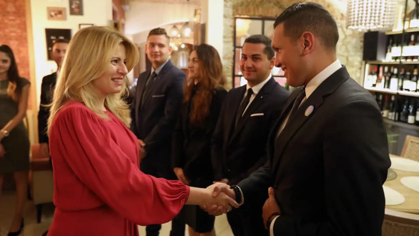 Prezidentka Zuzana Čaputová strávila príjemné chvíle v spoločností Rómskych študentov.