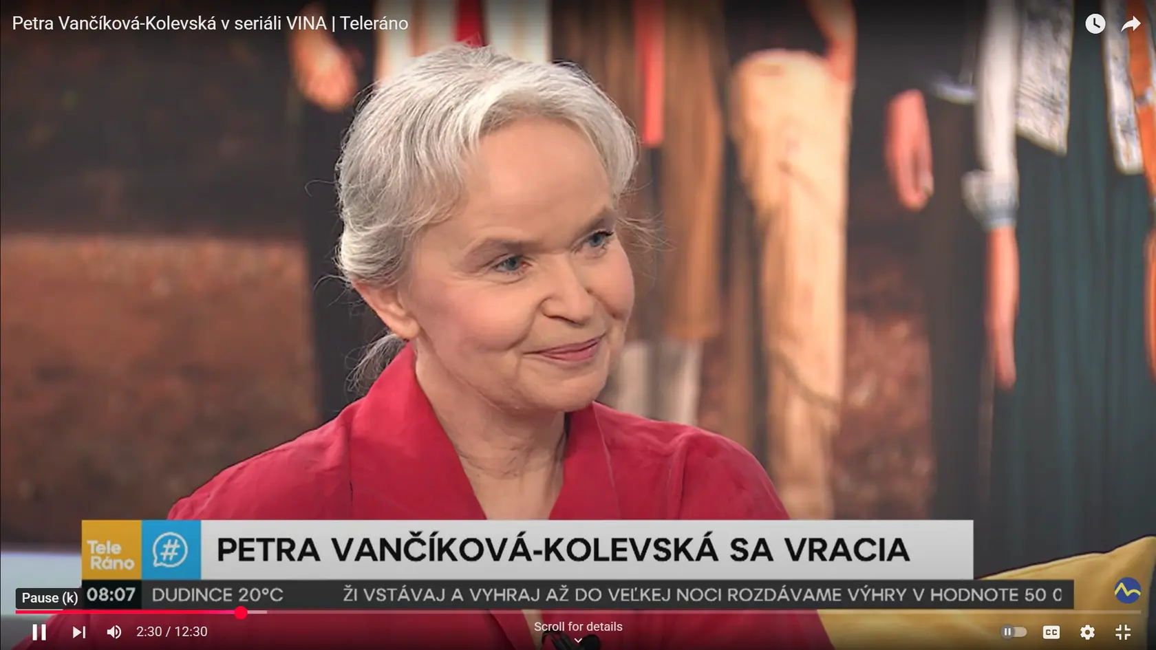 Petru Vančíkovú-Kolevskú vyspovedali v markizáckom Teleráne Simona a Marek.