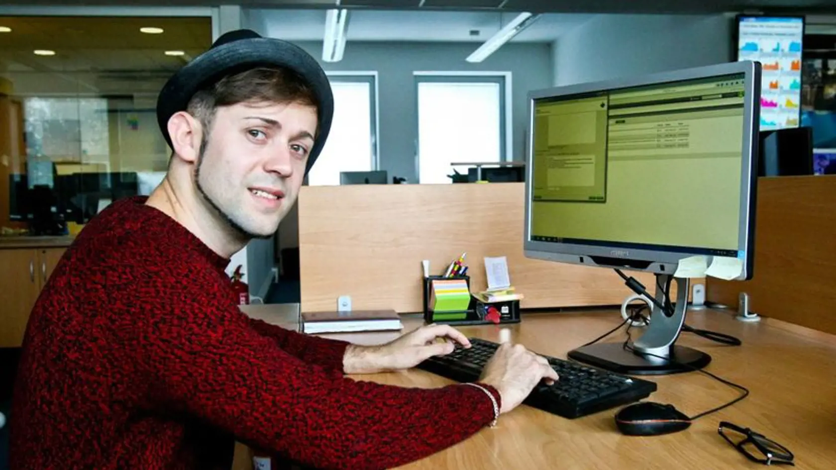 Andrej Mutňanský počas ONLINE rozhovoru v redakcii Pluska.sk.