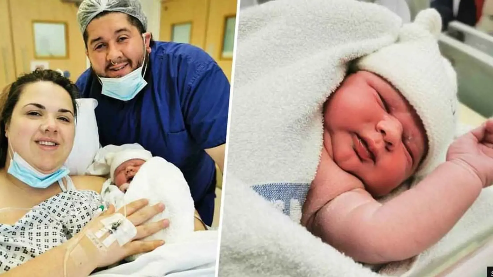 no napriek jeho obrovským rozmerom sa mu nepodarilo ukradnúť titul najväčšieho dieťaťa Spojeného kráľovstva. Tým je George Joseph King, ktorý sa narodil vo februári 2013 a vážil neuveriteľných 7 kíl.