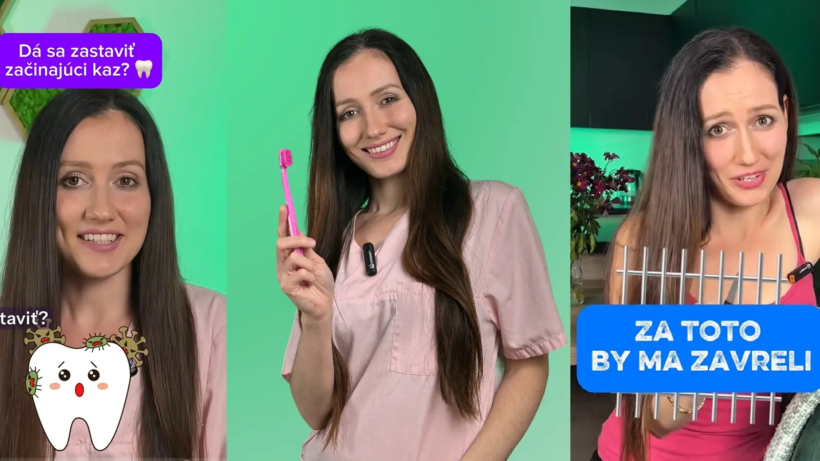 Zubárka Andrea Hrubá pomáha pacientom a zároveň šíri osvetu o dentálnej hygiene.