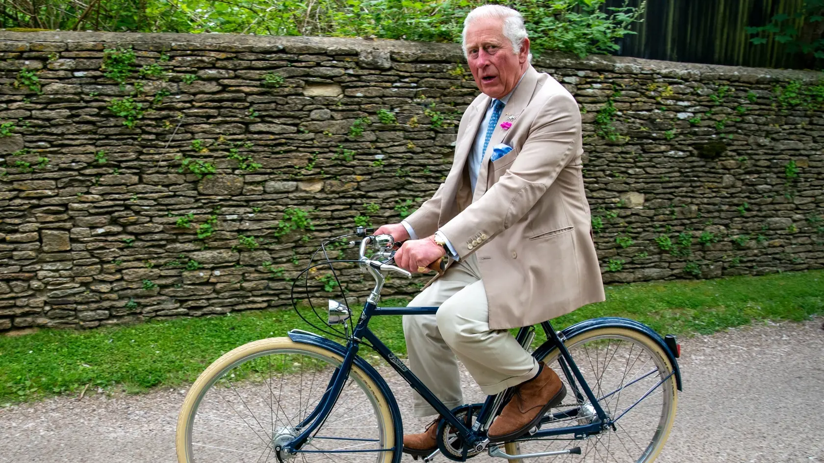 The Prince Of Wales Supports BAT's "Palaces On Wheels" Sponsored Bike Ride