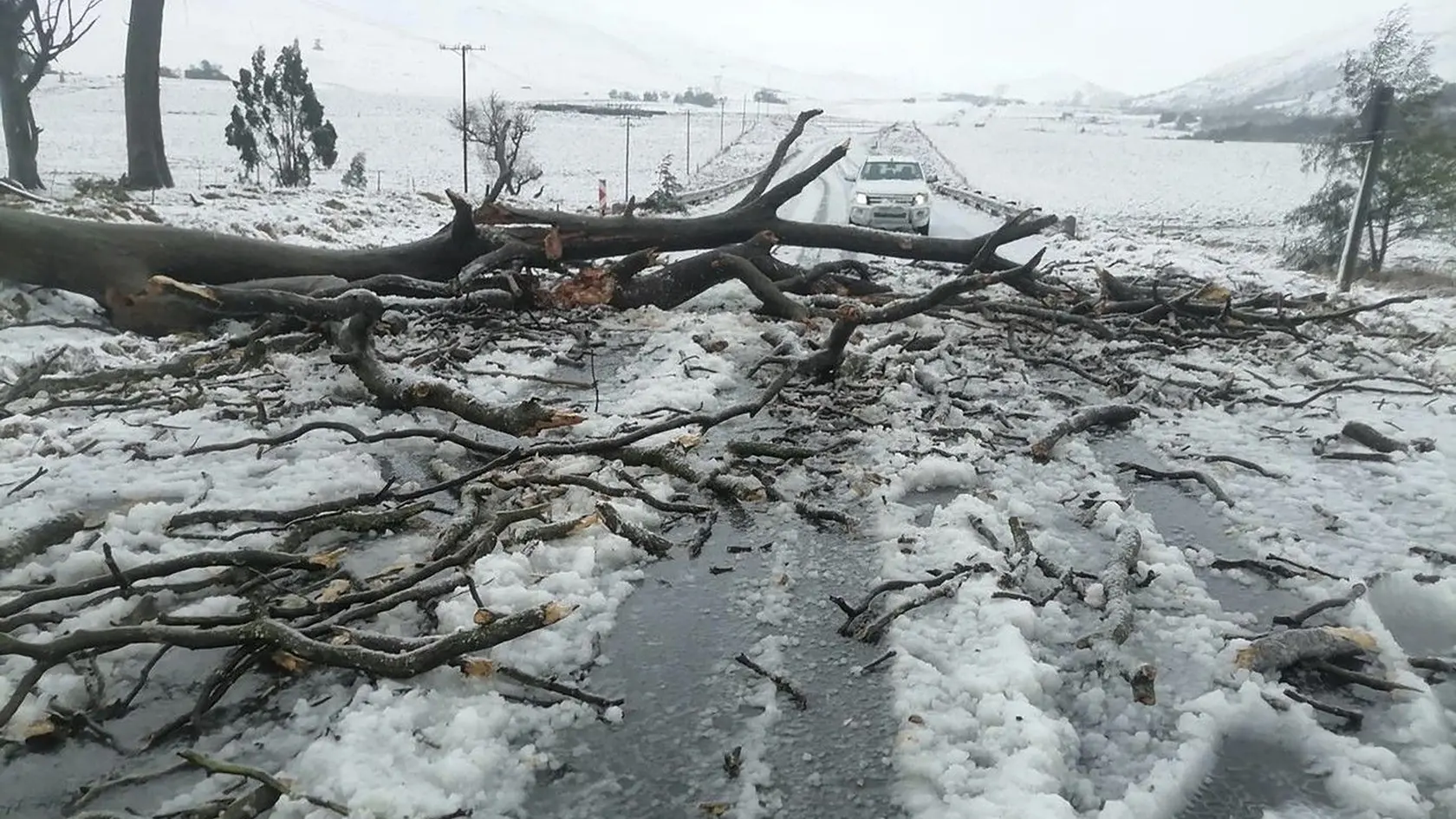 V Juhoafrickej republike sa zbláznilo počasie. Krajina čelí už niekoľko dní snehovým búrkam, pričom na niektorých miestach napadlo až 50 centimetrov bielej prikrývky.