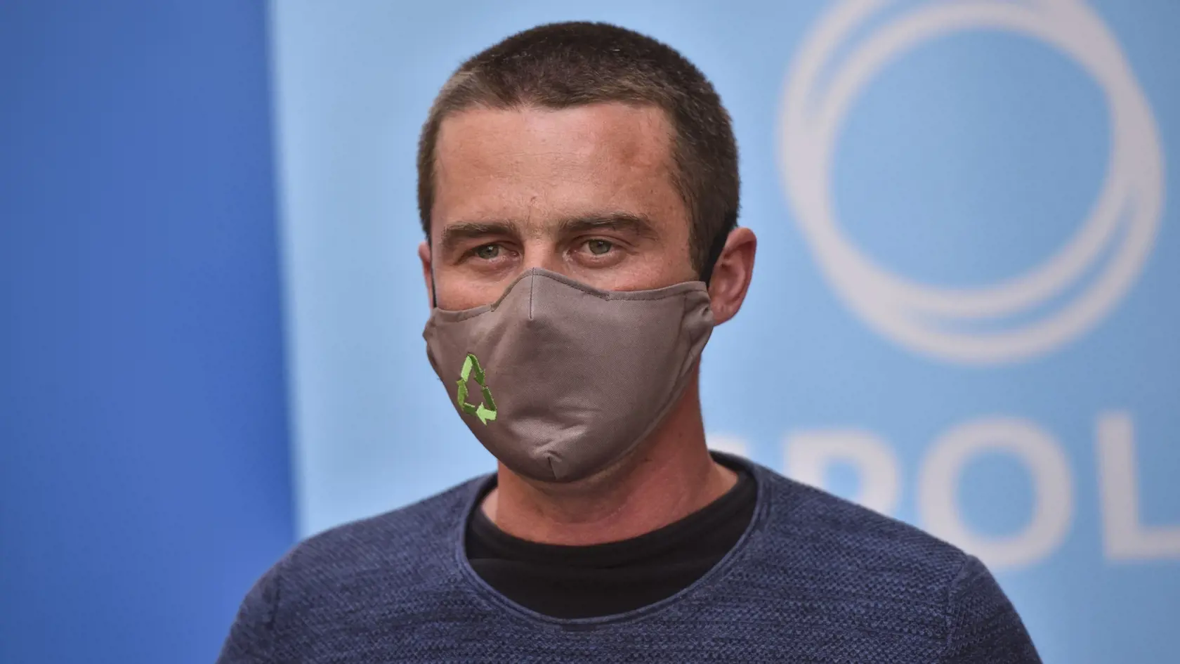 Na snímke novozvolený podpredseda mimoparlamentnej politickej stranu SPOLU - občianska demokracia Erik Baláž počas tlačovej konferencie v Bratislave 25. apríla 2020. FOTO TASR - Pavol Zachar