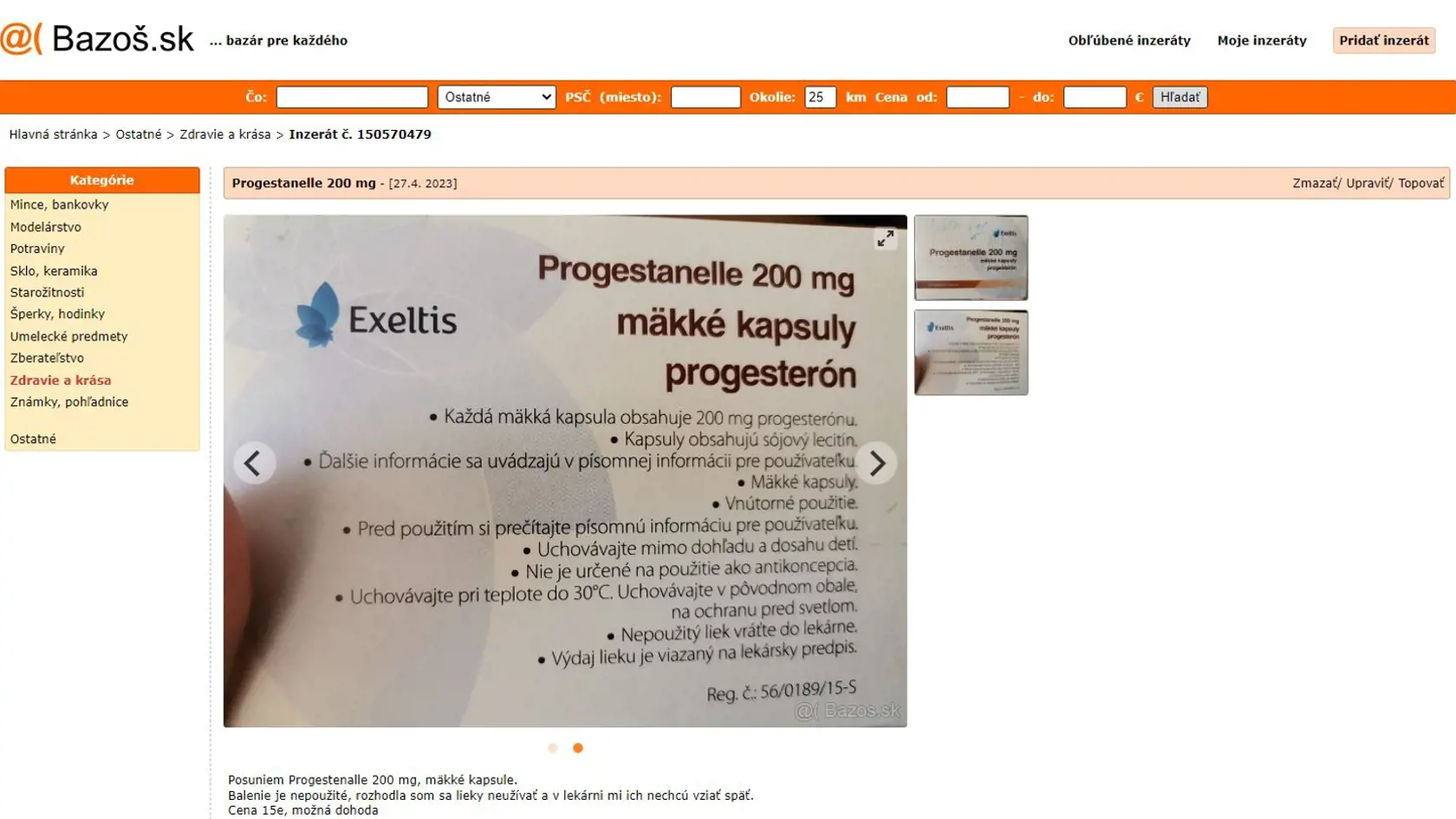 Na internetovom bazári Slováci vo veľkom kupujú aj predávajú lieky viazané na lekársky predpis.