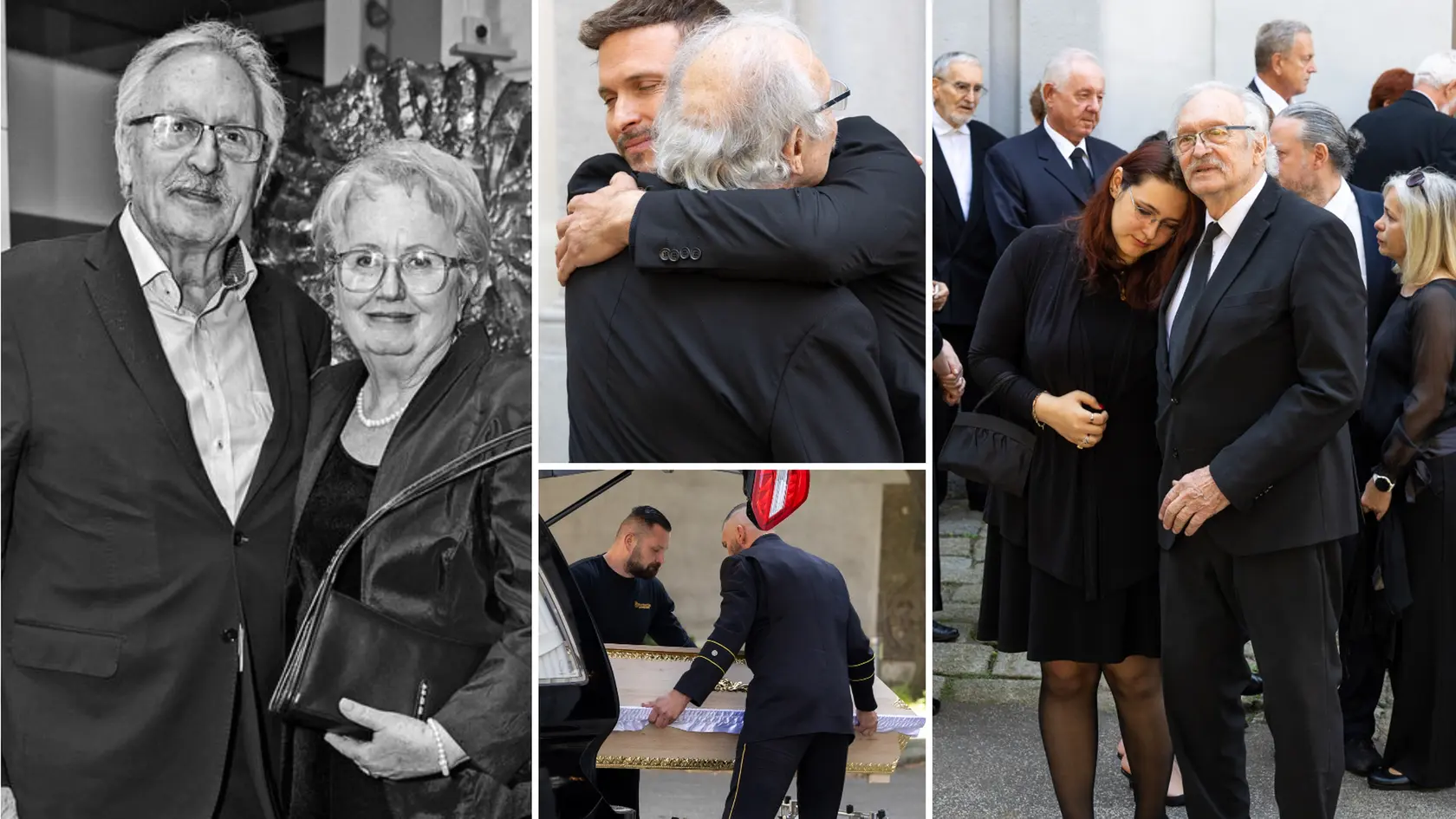 František Kovár sa lúčil s manželkou Danielou.