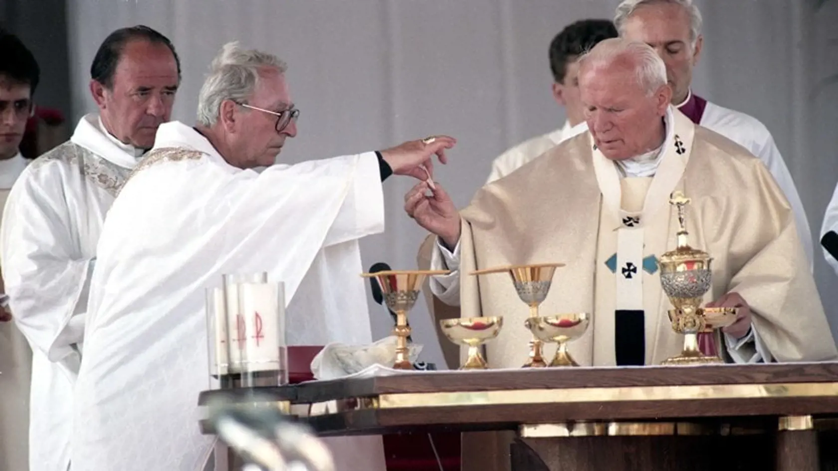 V najvyššej spoločnosti, s Jánom Pavlom II.