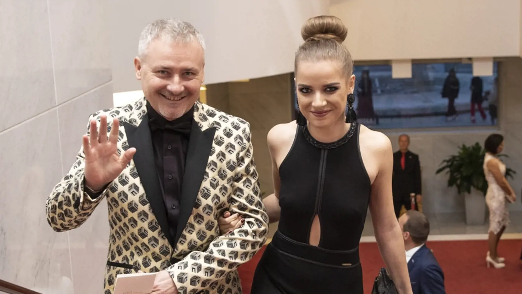 Odovzdávanie cien OTO 2019-Peter Batthyany s dcérou.