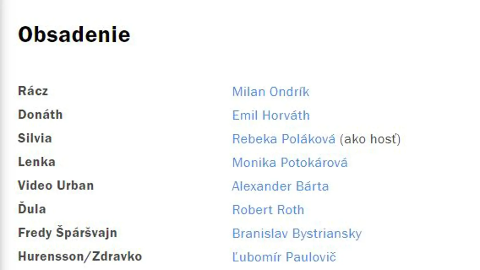 Divadlo stále uvádza herečku v obsadení.