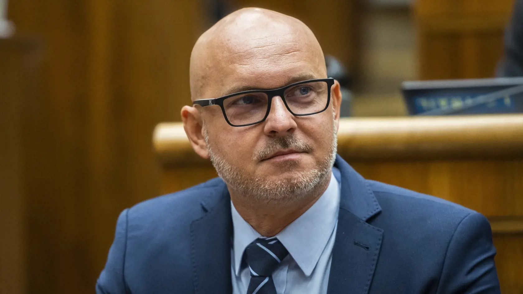 Na snímke poslanec NRSR Branislav Gröhling (SaS)