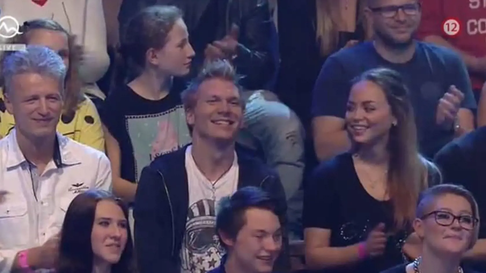 Druhé finále SuperStar: Adam Žampa v hľadisku.