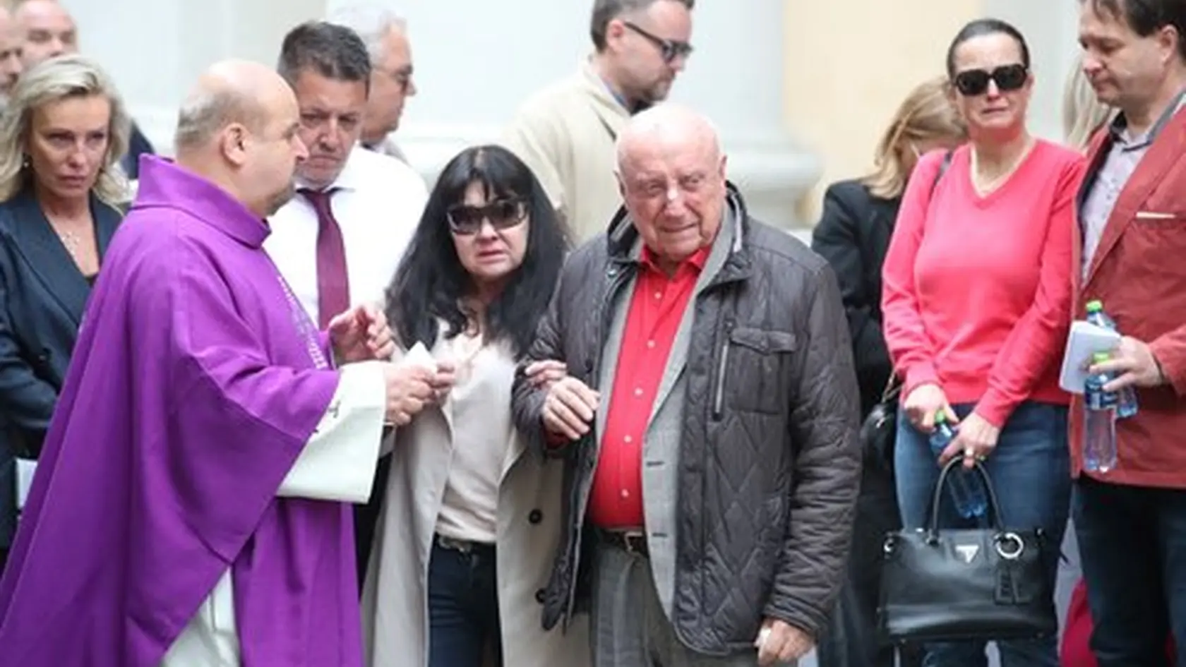 Rodičia Dagmar a Felix neskrývali smútok.