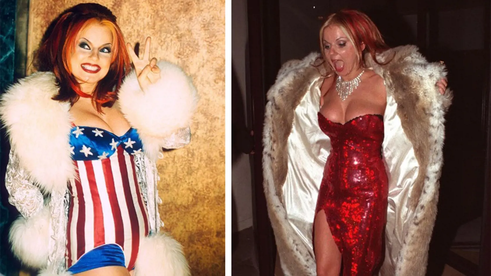 Speváčka Geri Halliwell v čase, keď bola pojašenou členkou Spice Girls.