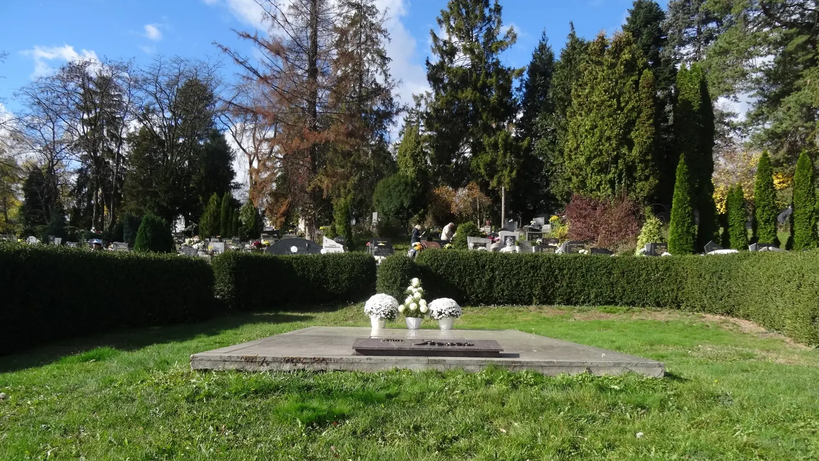 Hrobka Alexandra Rezeša na košickom cintoríne Rozália.