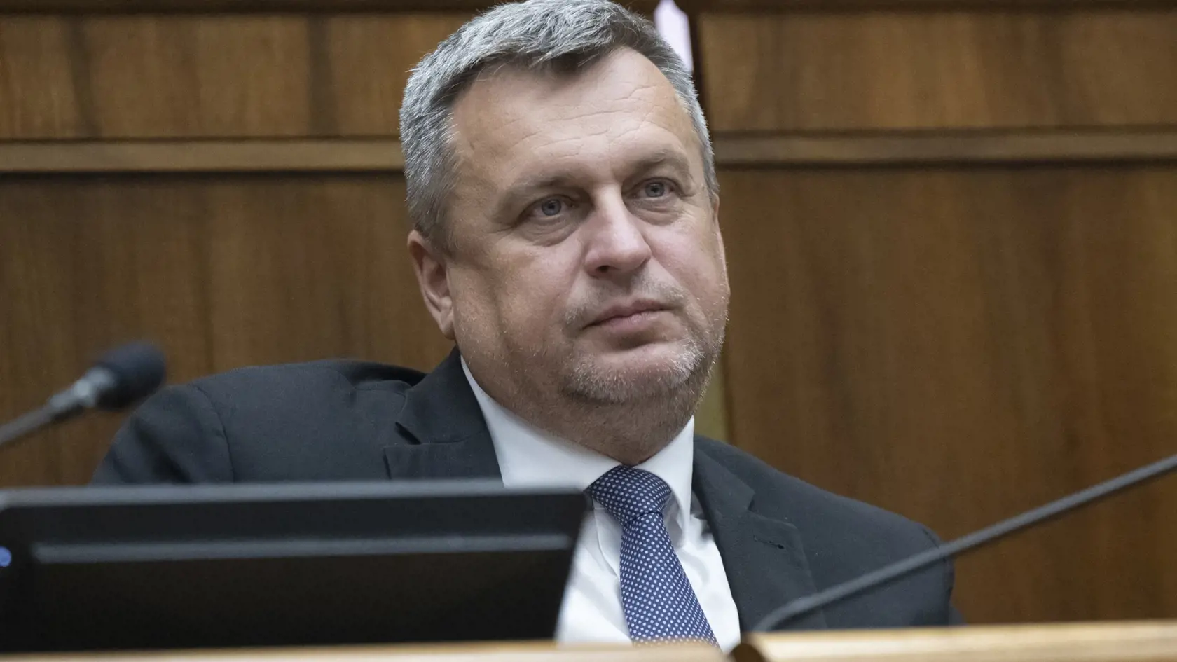 Na snímke podpredseda parlamentu SR Andrej Danko (PS) počas rokovania 12. schôdze NR SR 24. apríla 2024 v Bratislave.