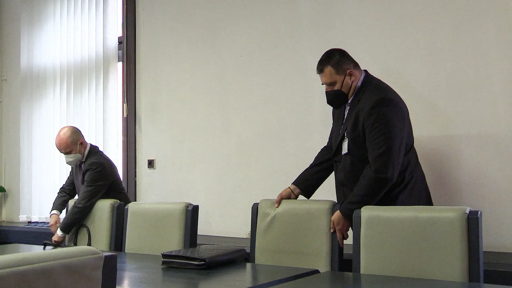 Obžalovaný Branislav Paška na Špecializovanom trestnom súde v Banskej Bystrici dňa 5. októbra 2021, kedy boli na programe záverečné reči.