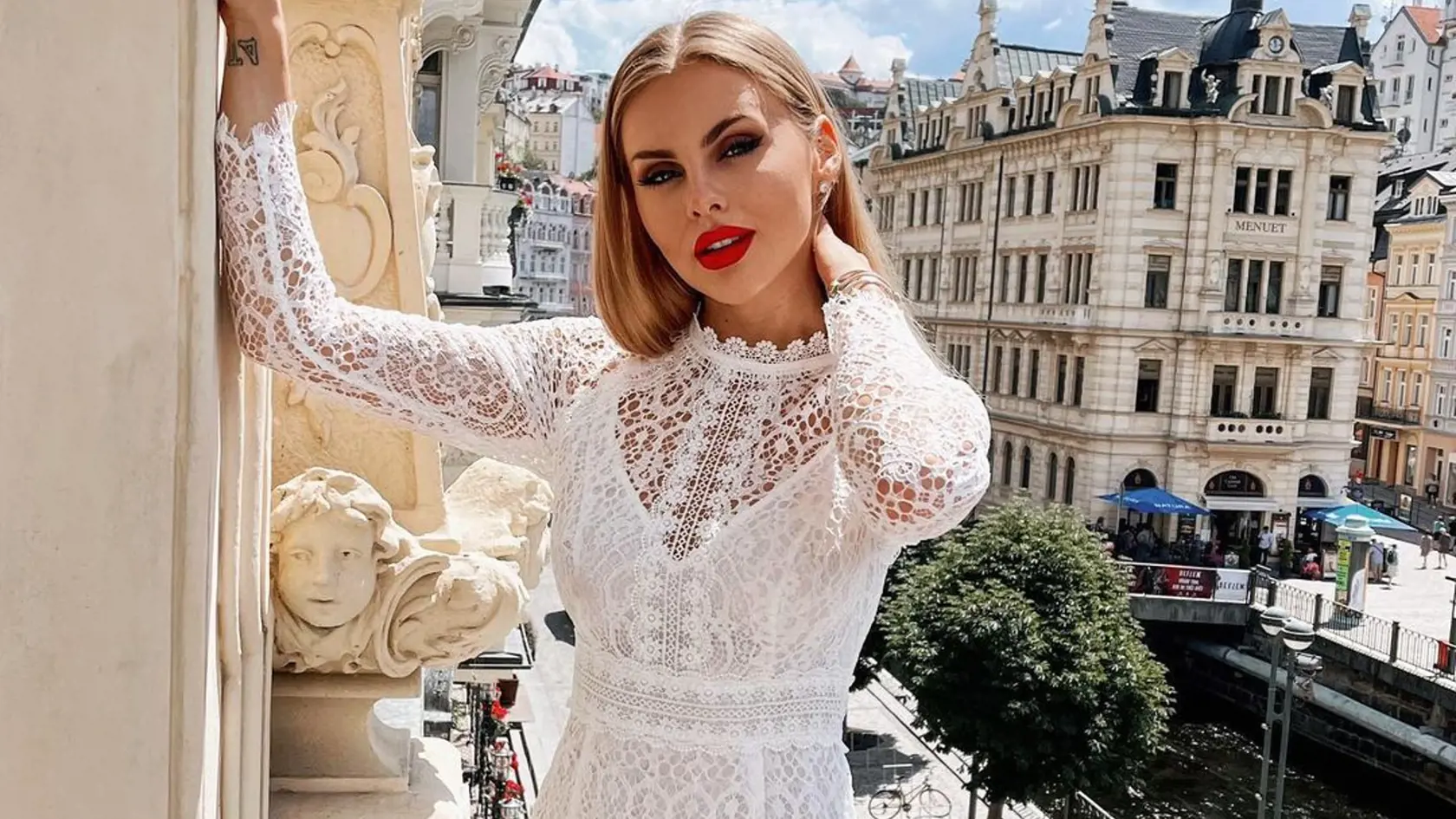 Festival v Karlových Varoch. Na snímke influencerka a bývalá farmárka Jana Hrmová.