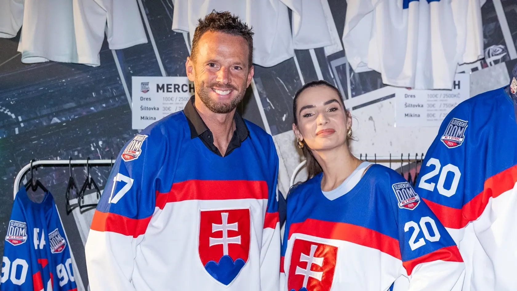 Nakrúcanie Citrón Show v Slovenskom dome v Ostrave. Na snímke Richard Lintner a Jana Slačková.