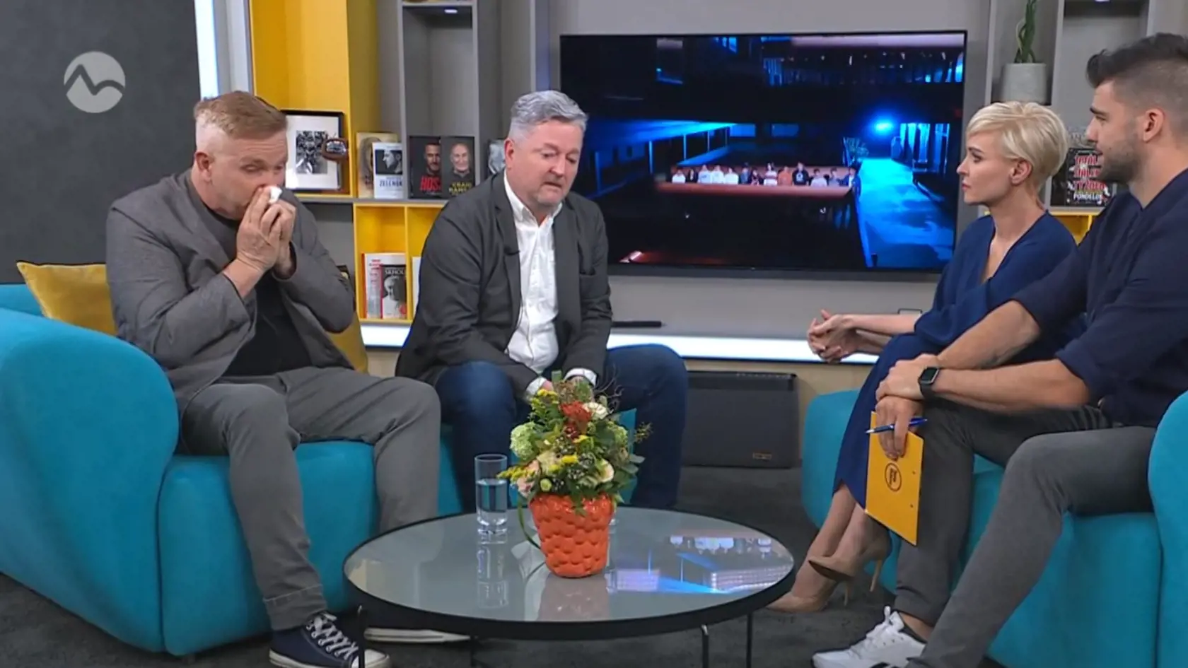 Pri spomienkach na Dana plakala Kvetka aj jeho kolegovia Nikita Slovák a Peter Sklár.