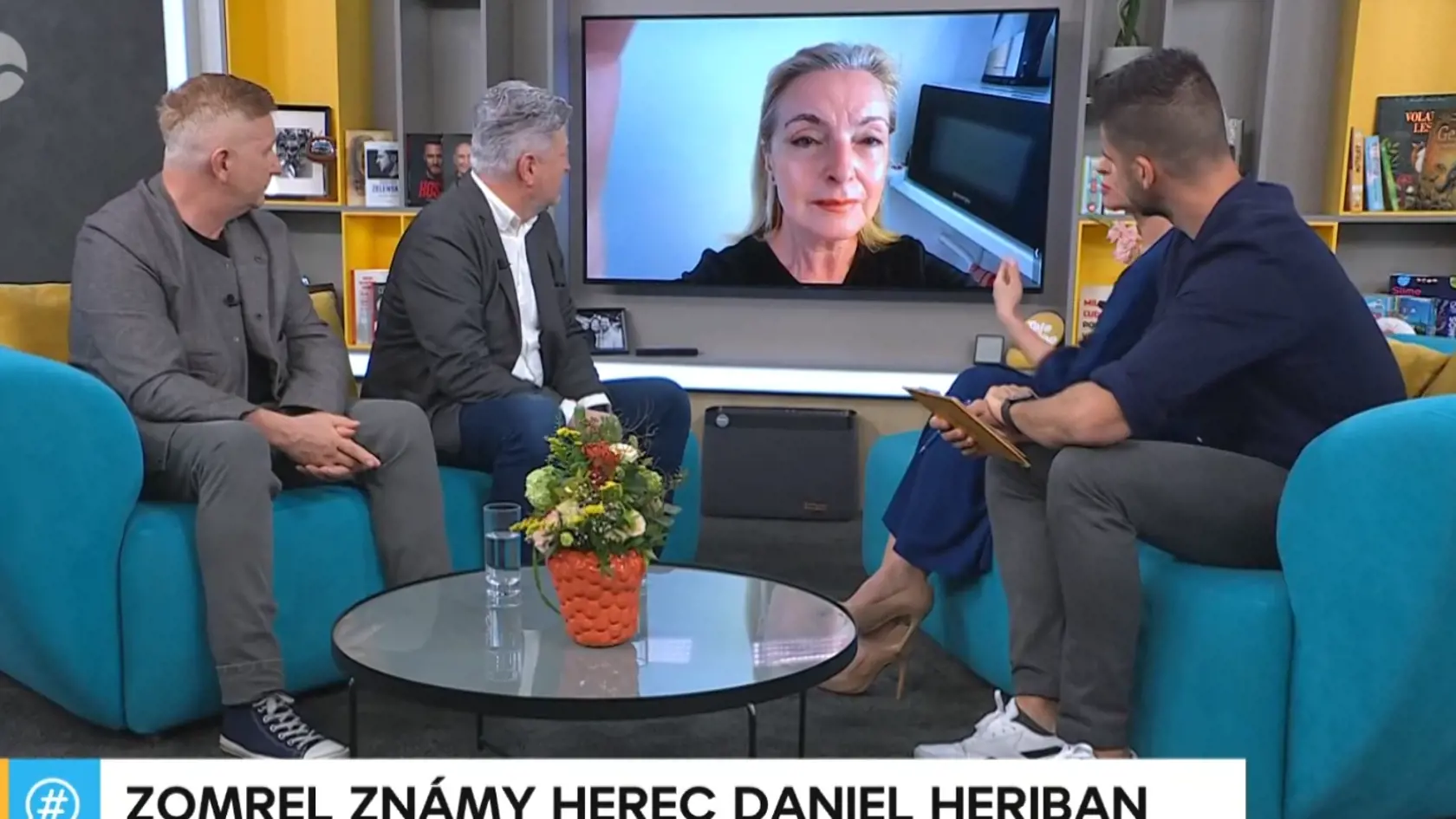 Na Dana Heribana si zaspomínala aj uplakaná herečka Eva Pavlíková.