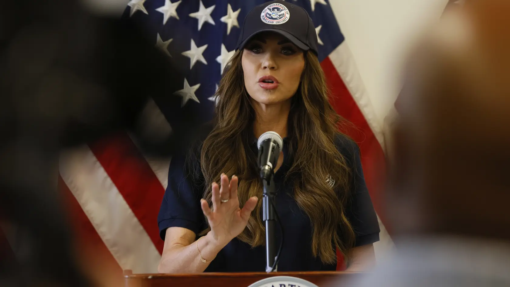 Ministerka vnútornej bezpečnosti USA Kristi Noemová.