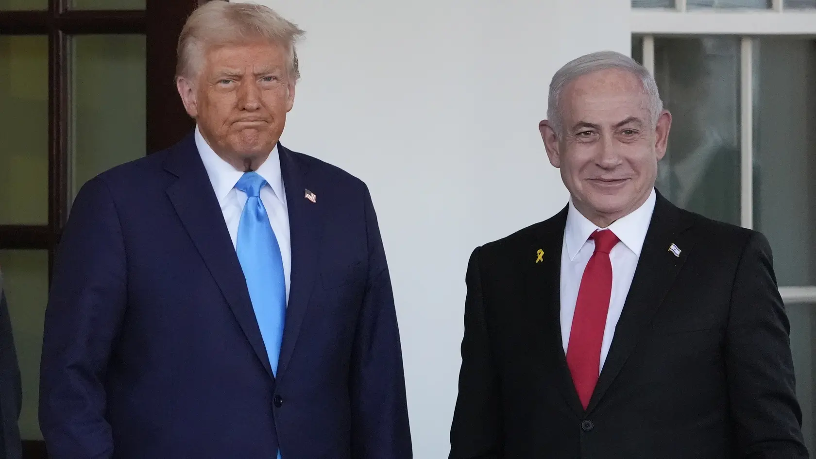 Americký prezident Donald Trump a izraelský premiér Benjamin Netanjahu.