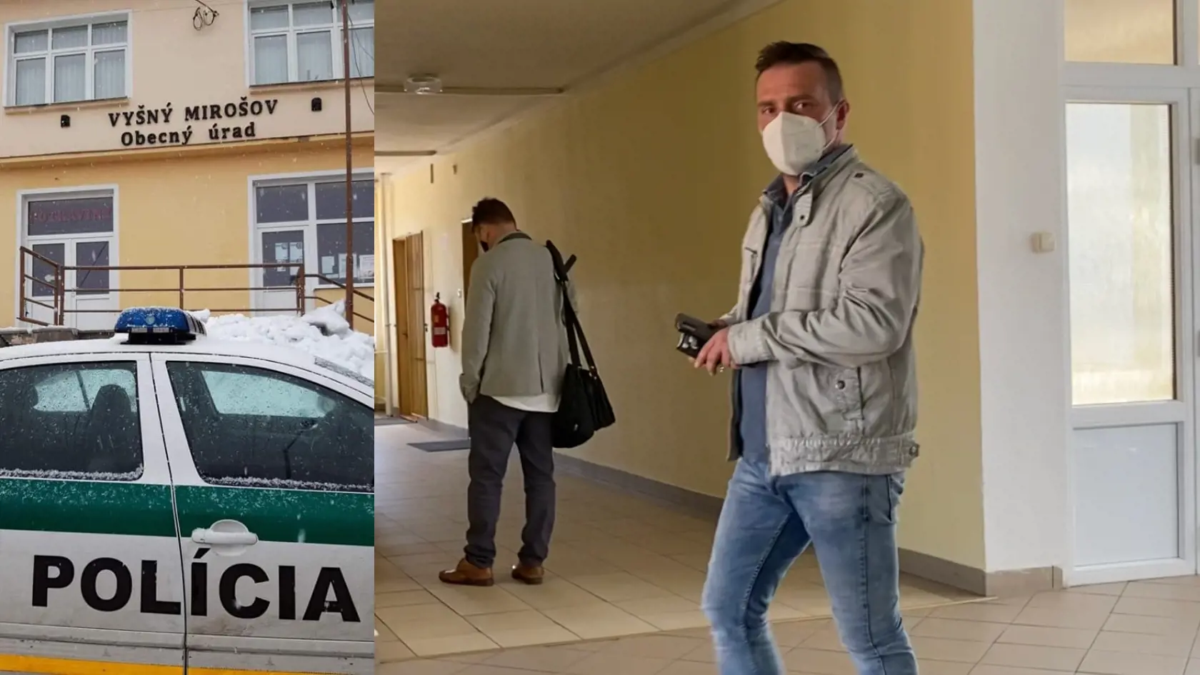 Na obecný úrad vo Vyšnom Mirošove dvakrát vtrhli policajti.