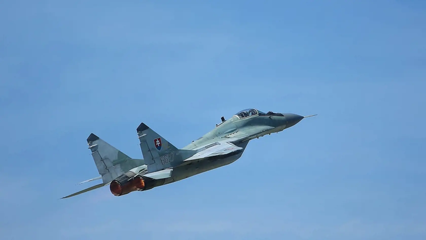 Slovenská armáda má vo výbave aj ruské lietadlá Mig-29.