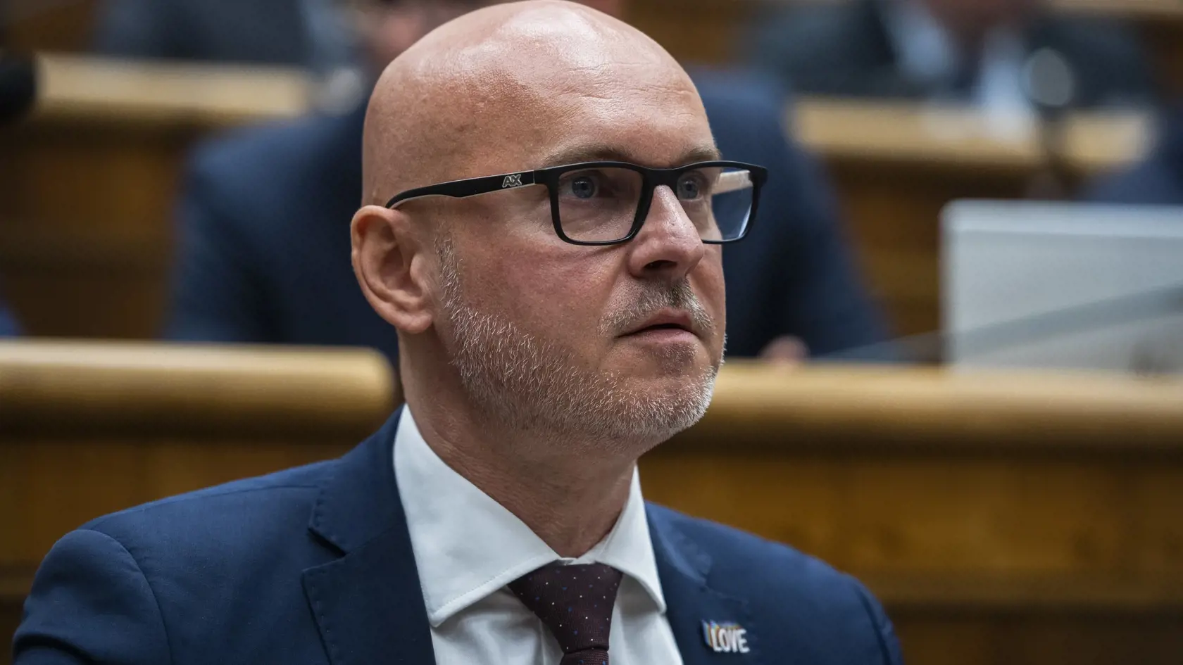 Na snímke poslanec NR SR Branislav Gröhling (SaS).